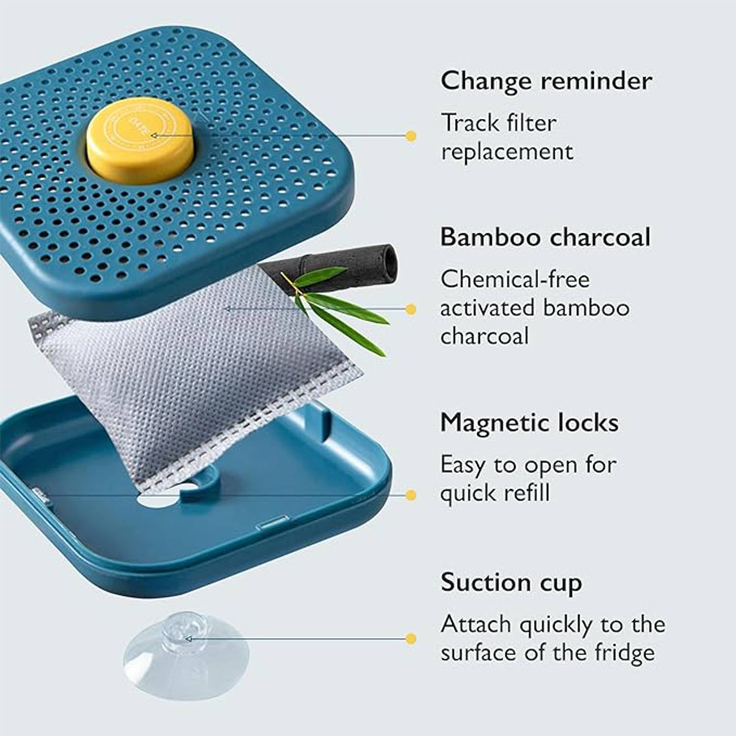 Refrigerator Activated Carbon Deodorizer Air Freshener 4