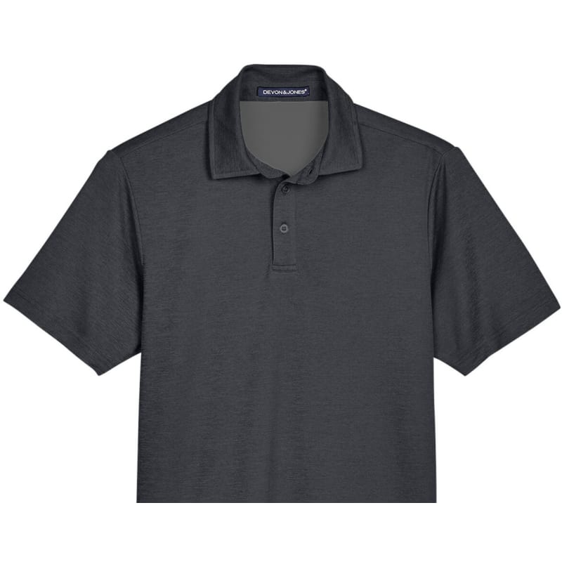 Devon & Jones CrownLux Performance™ Men's Address Melange Polo 18