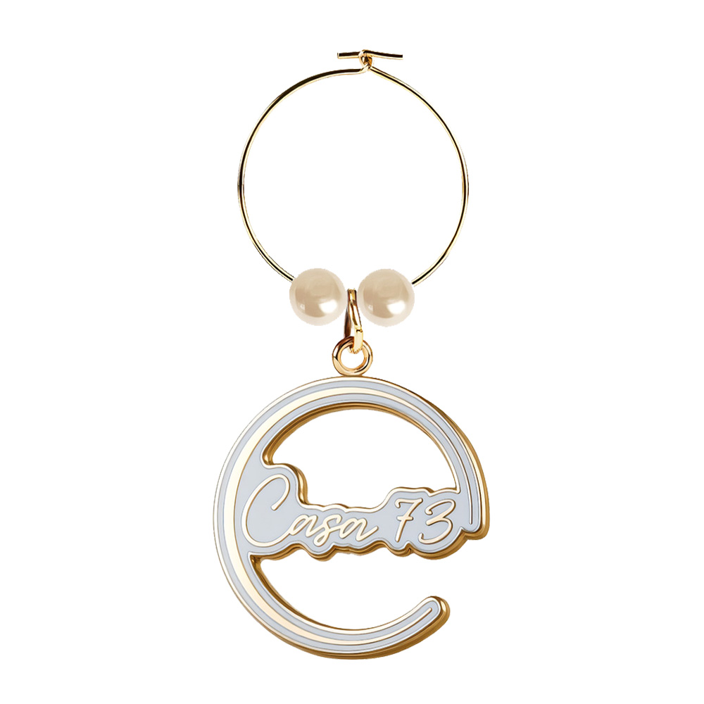 Hard Enamel Wine Charms 1'' 7