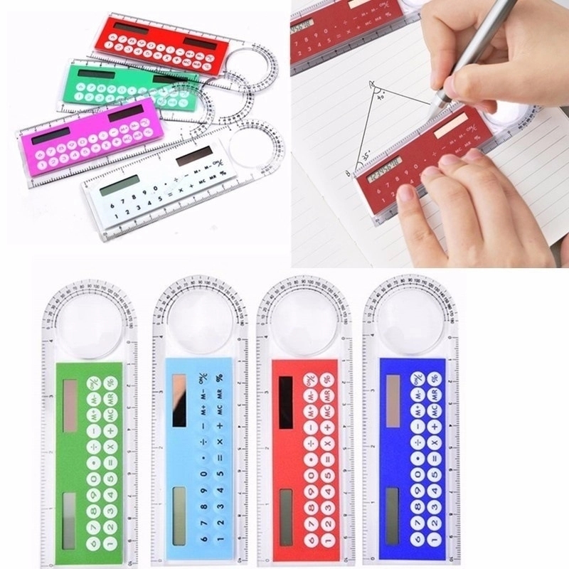 Plastic Ruler with Solar Calculater 4