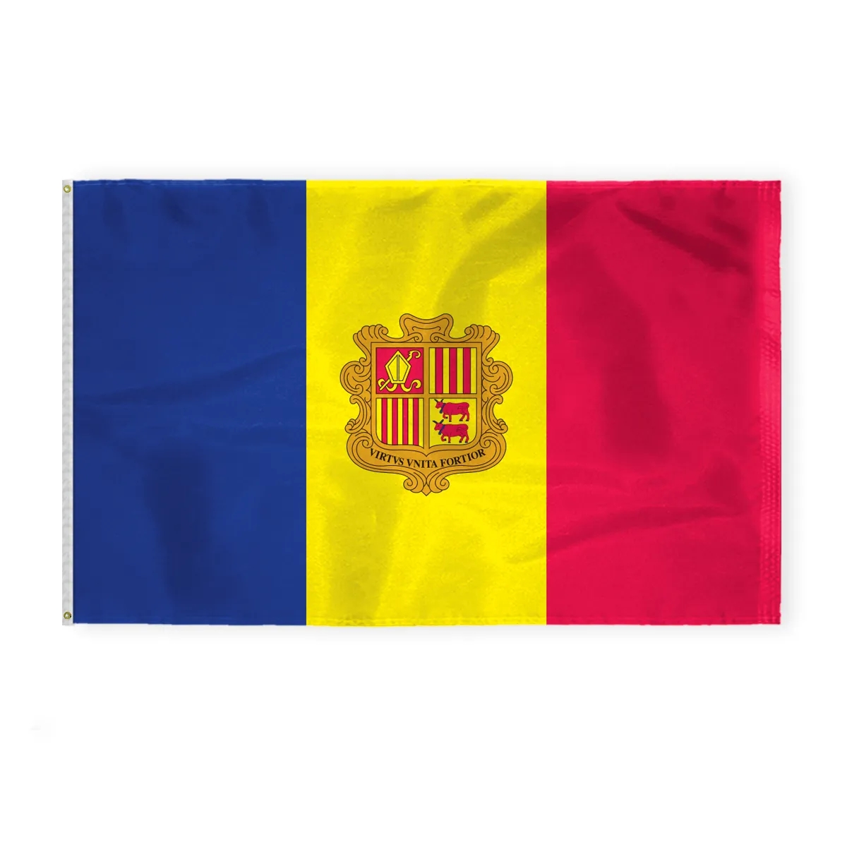World Flag - Andorra with Seal 1