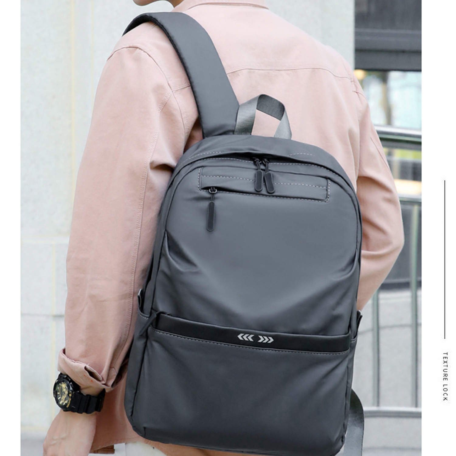 Water Resistant College School Bag 3