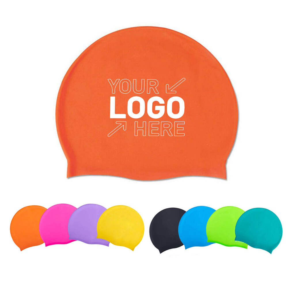Silicone swim cap