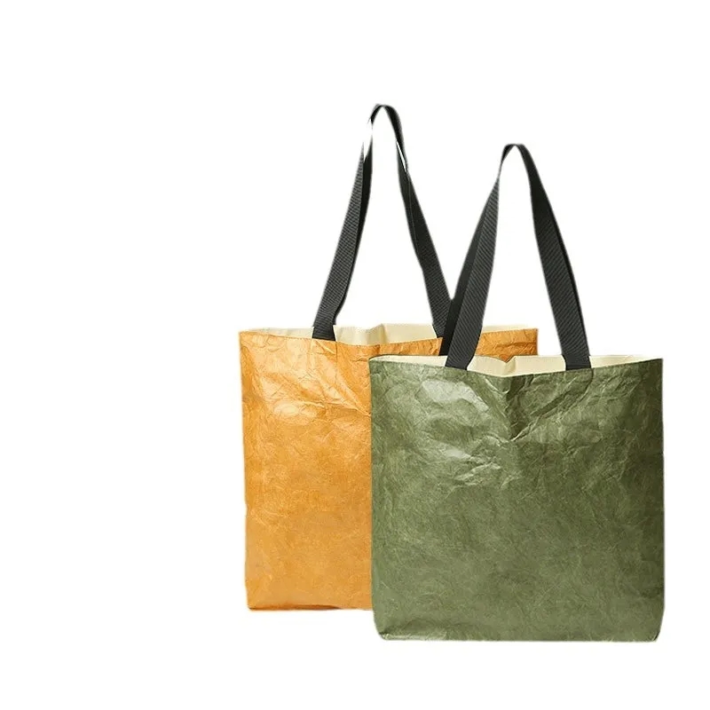 DuPont paper Bag Reusable Foldable Anti-Tear Handbag 3