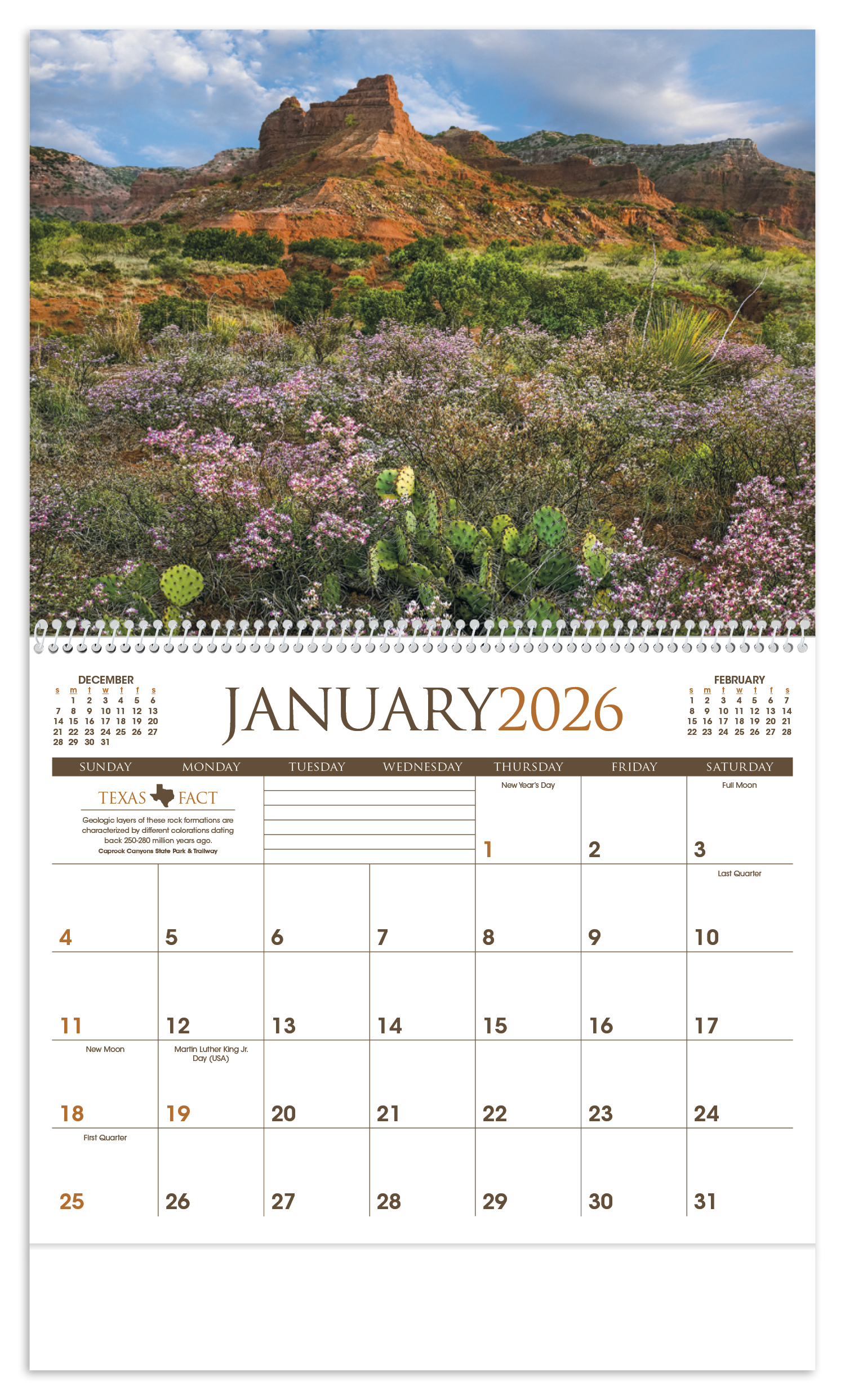 Triumph® Calendars Texas Calendar 28