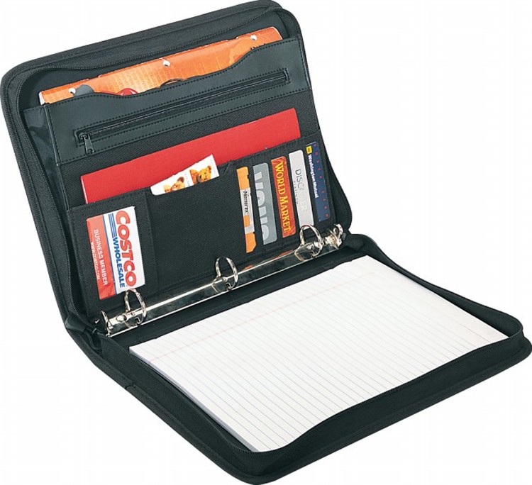 Poly Zippered Binder Padfolio 1