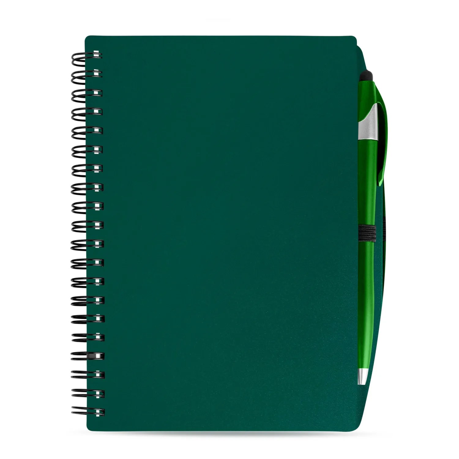 SpiralScript 5.5 x 7 Plastic Spiral Journal with Pen 15