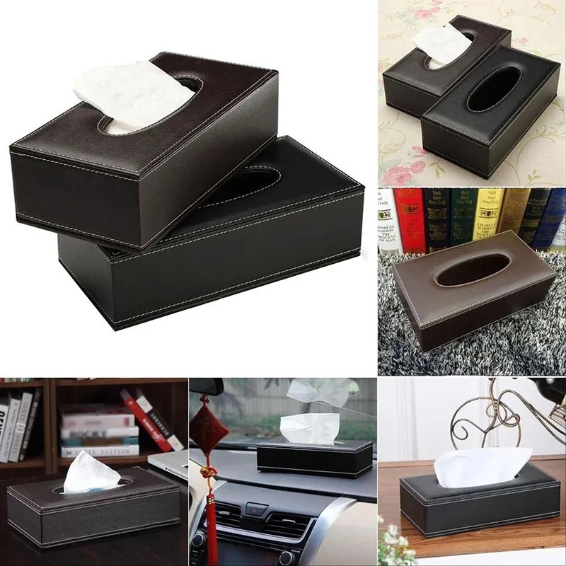 Pu Leather Tissue Box 3