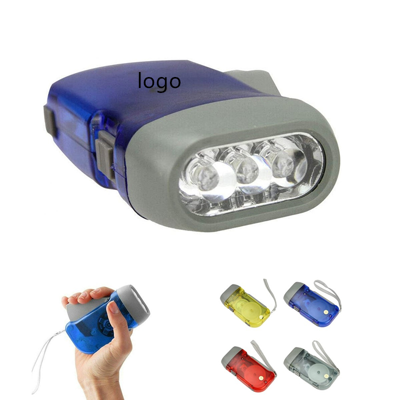 Hand Crank Hand press Powerful Emergency Light 3
