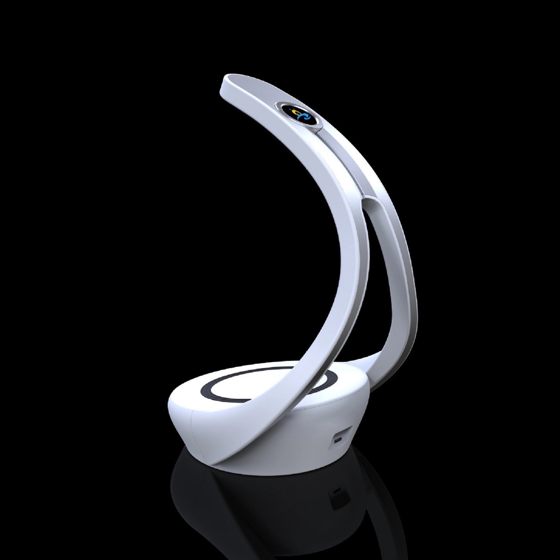 Fast Qi Wireless Charger Stand LED Desk Lamp 6