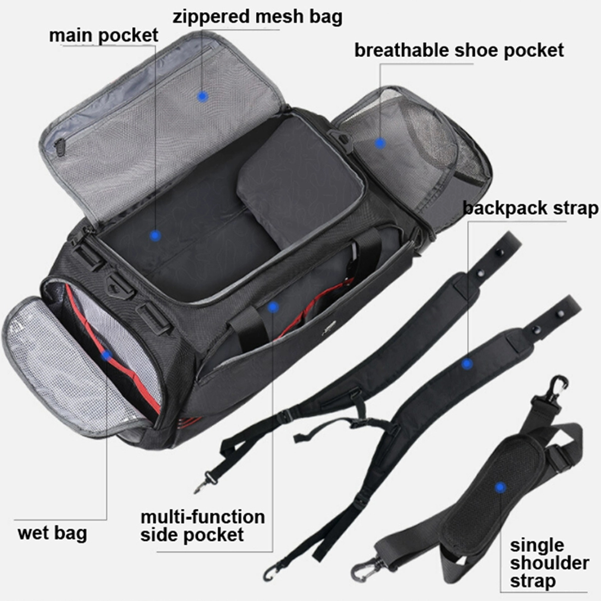 Multi Use Duffle Travel Bag 4