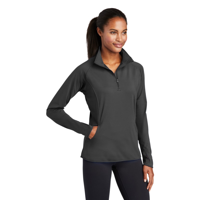Sport-Tek Women's Sport-Wick Stretch 1/4-Zip Pullover. 26