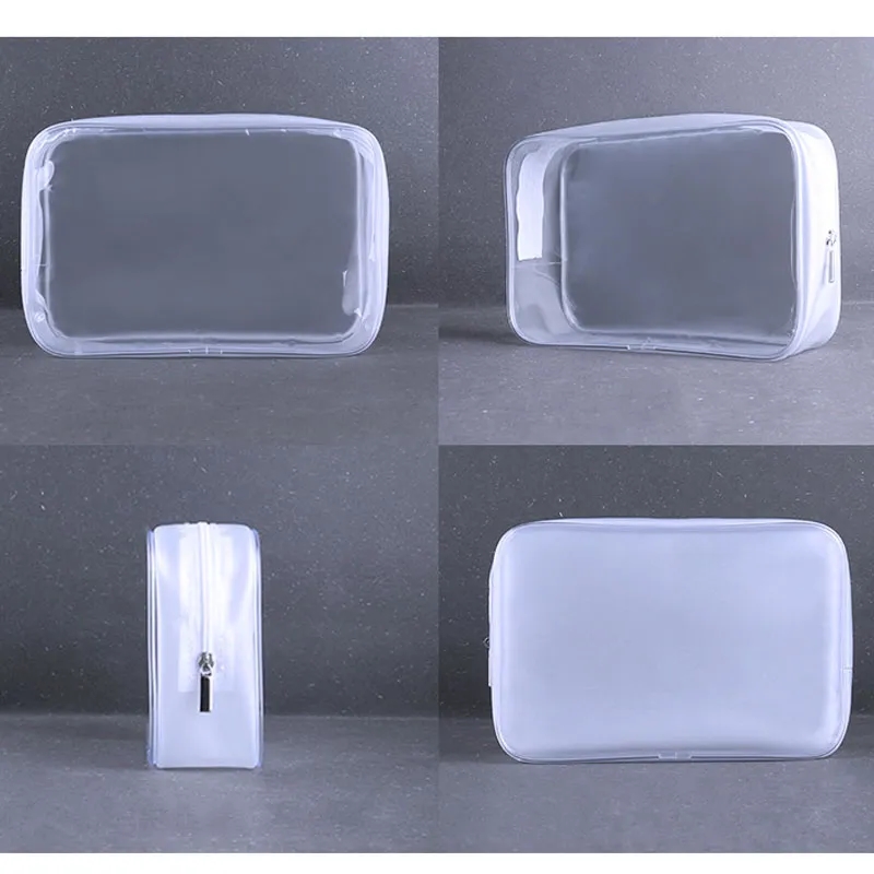Clear PVC Zipper Cosmetic Bag 7