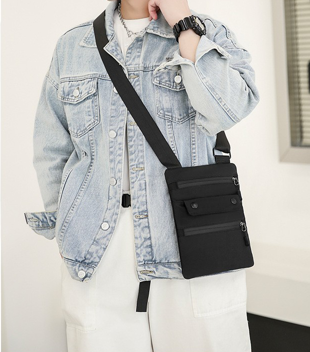 Small Messenger Bag with Long Shoulder Strap 8