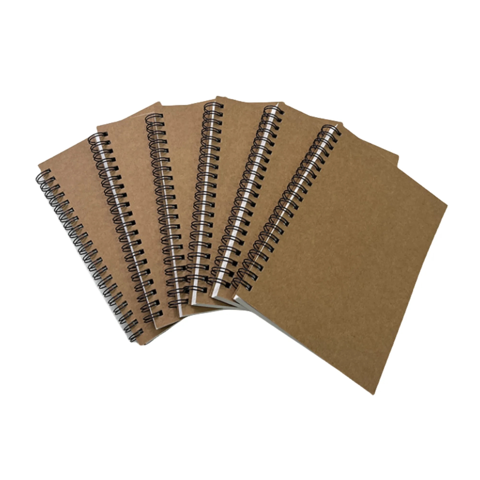 A5 Kraft Paper Coil Spiral Notebook 6