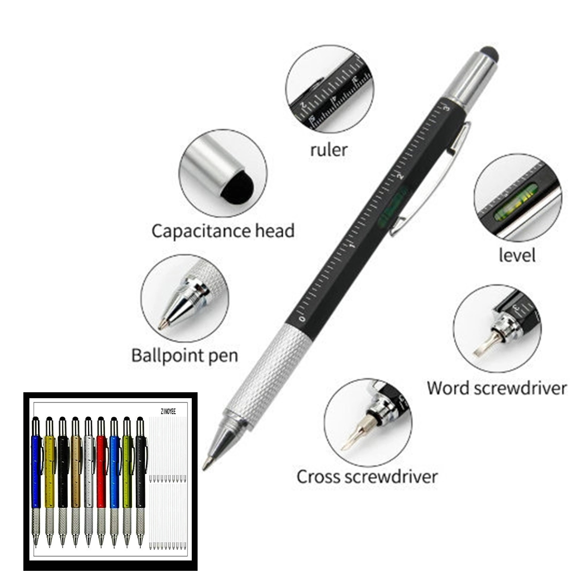 Multi-purpose 6in1 Marker Pen 1