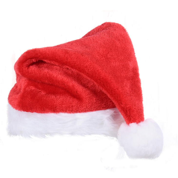 Fuzzy Soft Red Santa Hats 5