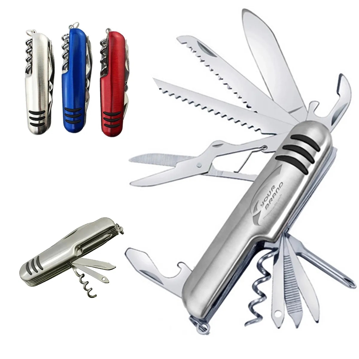 11-in-1 Outdoor Multifunctional Pocket Swiss Knife 2