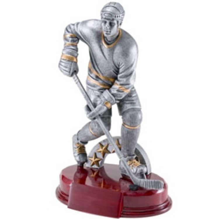 9-1/4" Hockey-Male Resin Figure 1