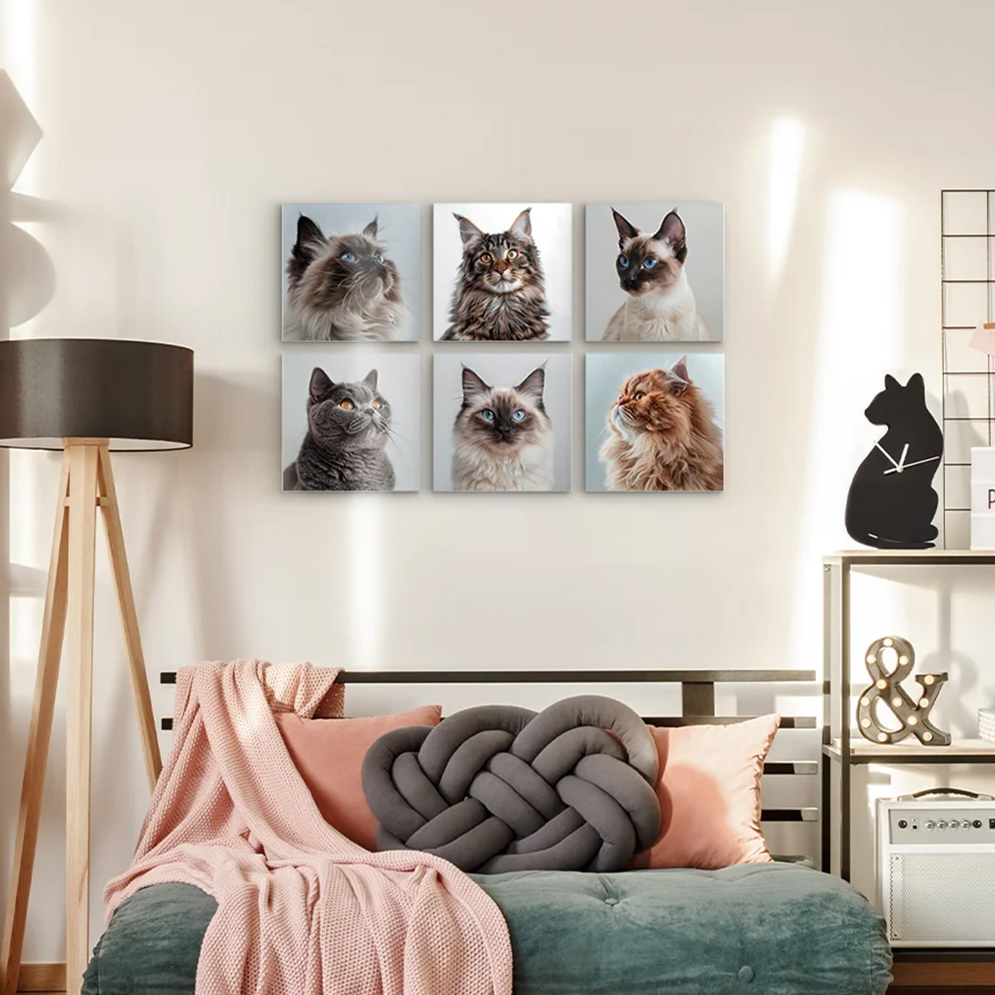 Custom MIXPIX® Photo Tiles – Personalized Wall Art with Magnetic Mounting for Creative Displays 6