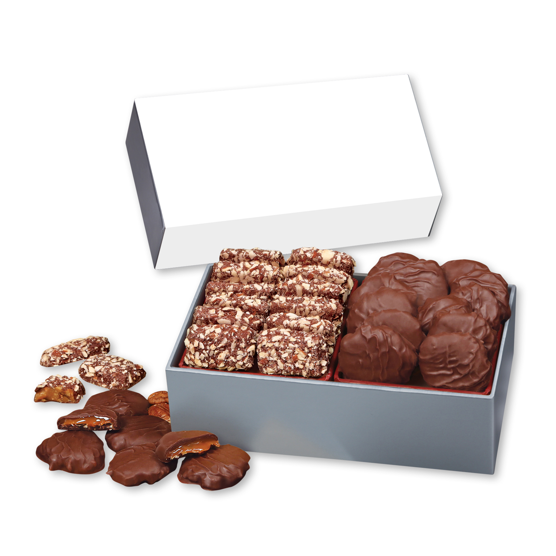 Toffee & Pecan Clusters in Gift Box with Full Color Sleeve 3