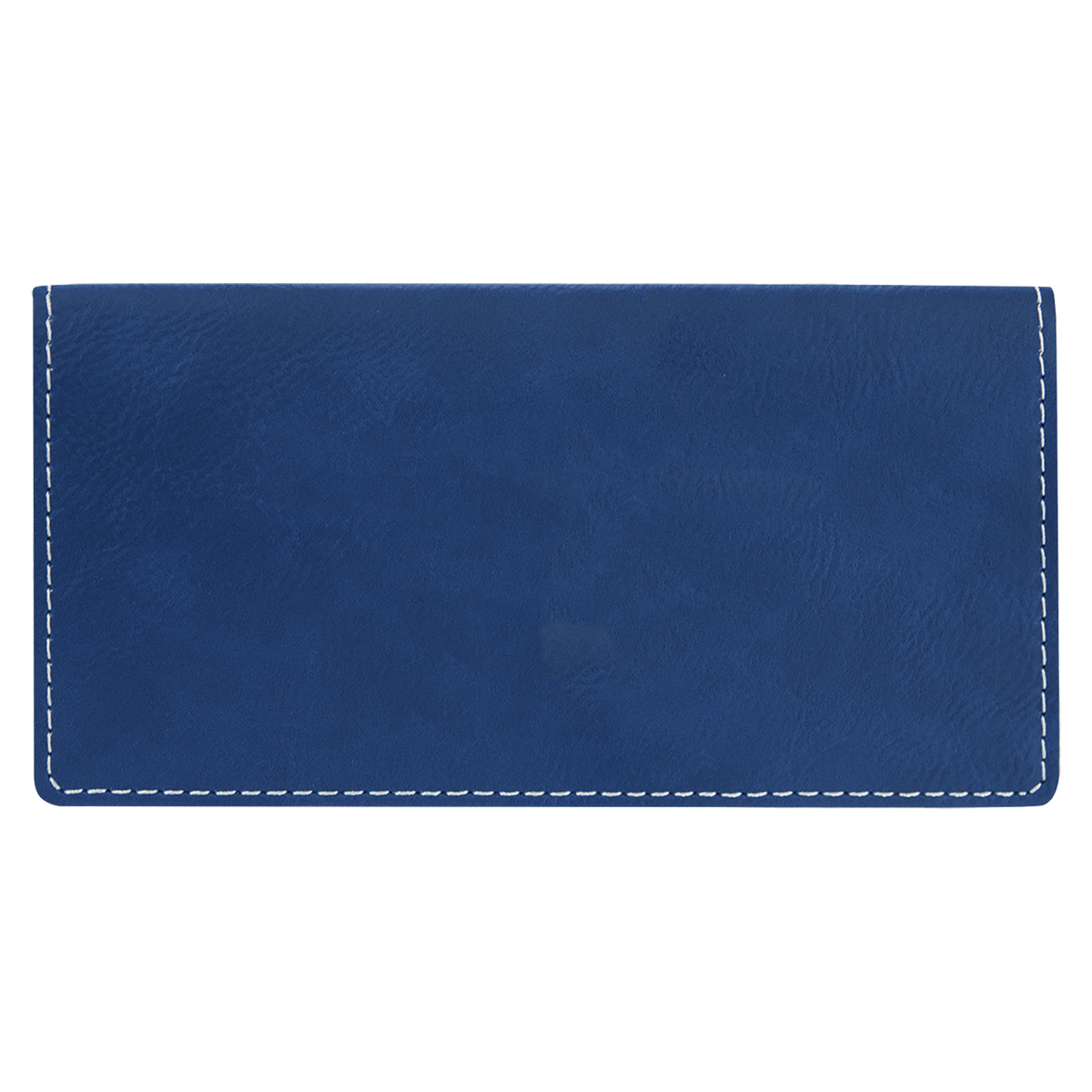 Blue/Silver Leatherette Checkbook Cover 3