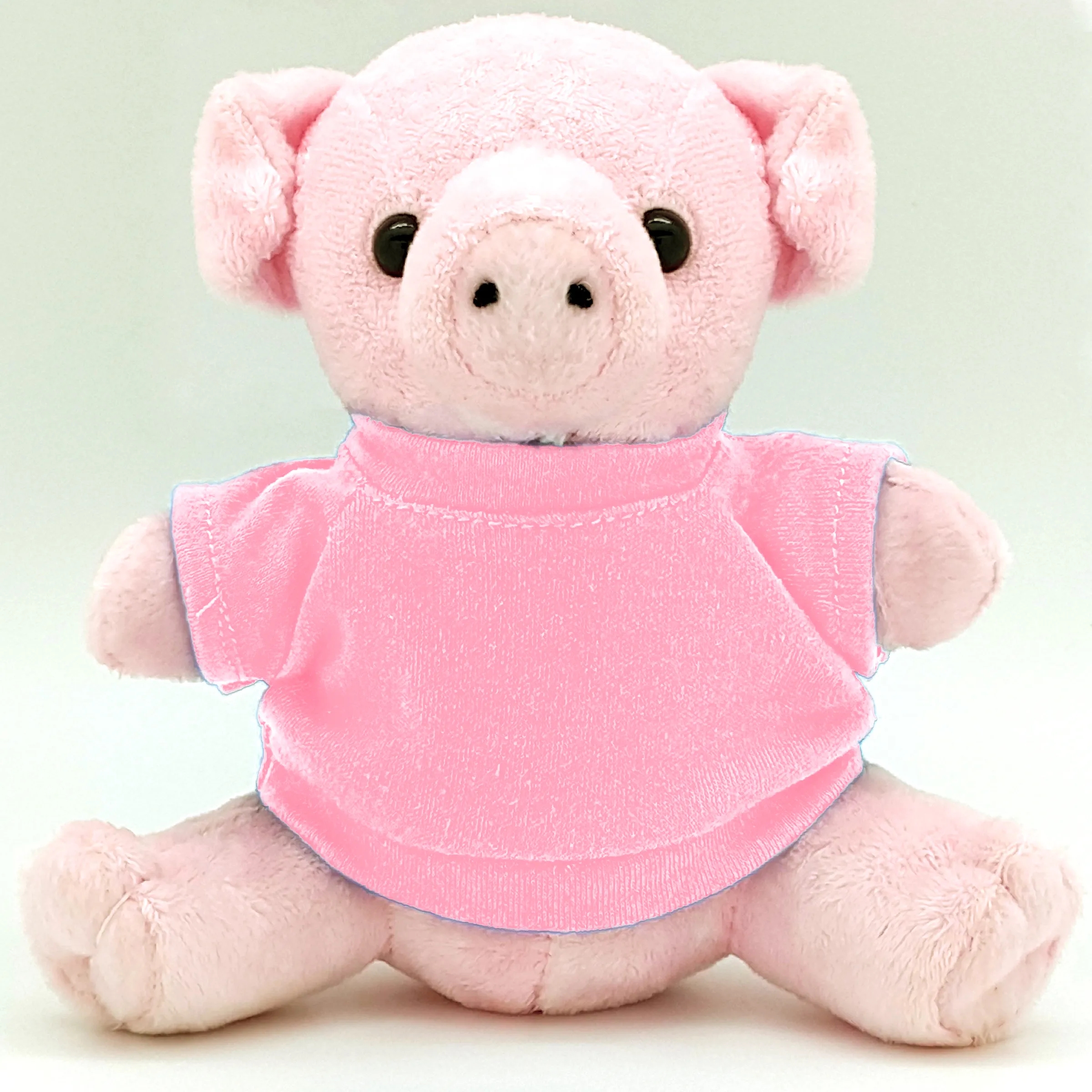 6" Beanie Pig with Embroidered Eyes 14