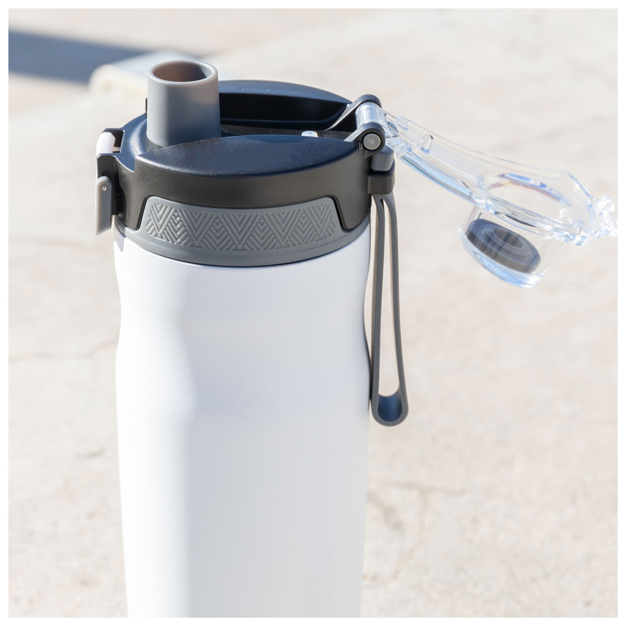 20.9 oz h2go jolt - powder, custom water bottle with logo imprint 8