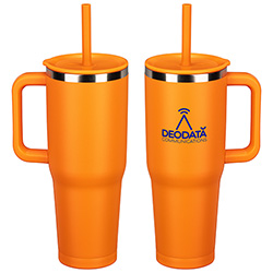 SENSO® Summit 40 oz Insulated Stainless Steel Travel Mug with Press-In Straw Lid 34