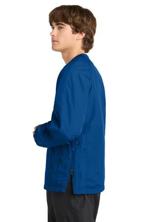 Sport-Tek V-Neck Raglan Wind Shirt. JST72 21