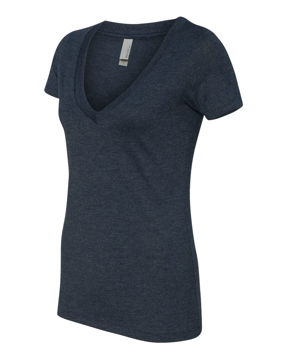 Women's CVC Deep V-Neck Tee - 6640 37