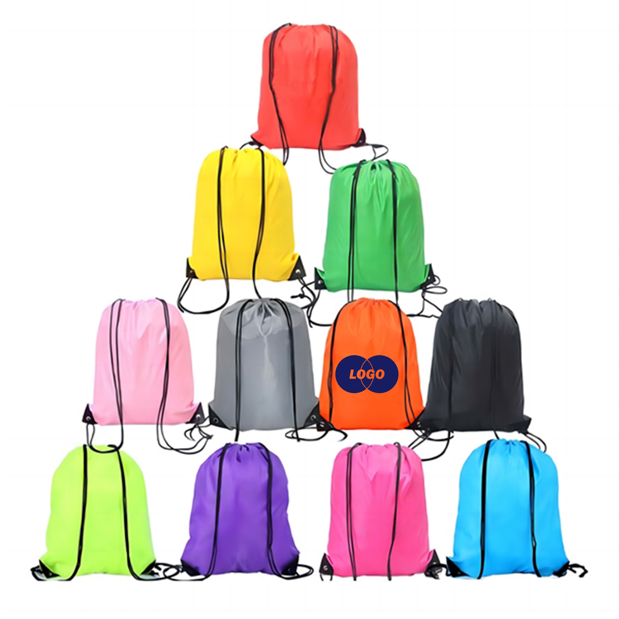 Durable Polyester Drawstring Bag 2