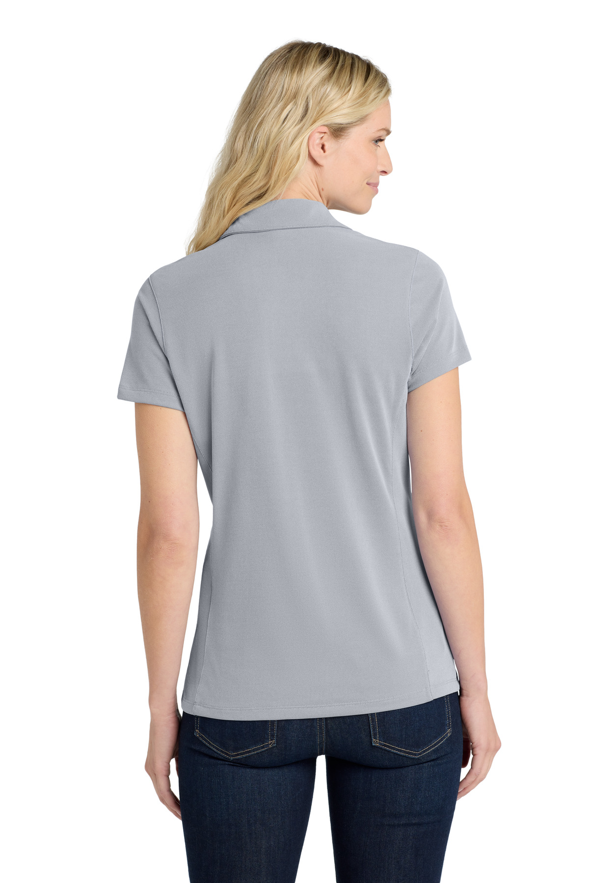 Port Authority Women's Poly Oxford Pique Polo. LK582 9