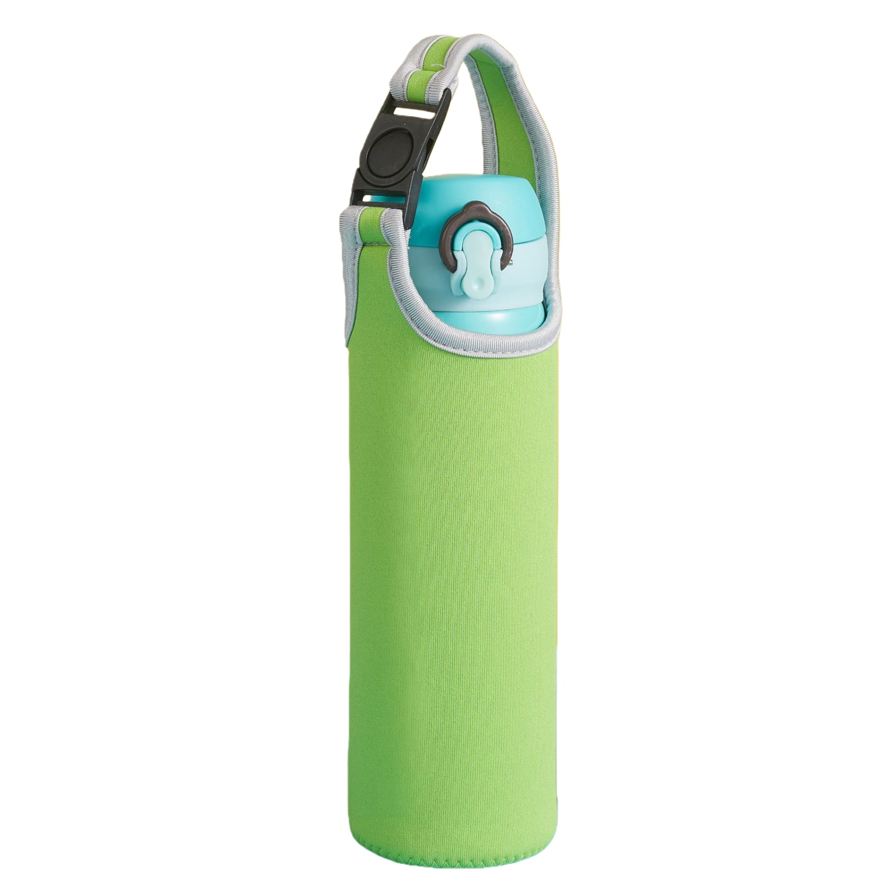 Insulated Water Bottle Carrier Sleeve with Shoulder Strap 2
