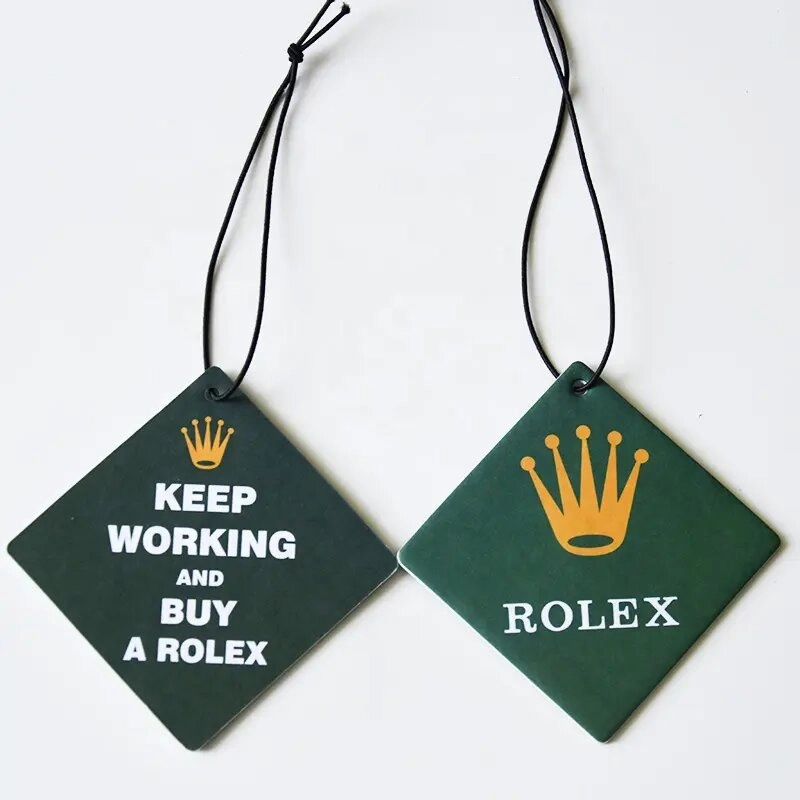 Paper Diamond Shape Auto Air Fresheners 6