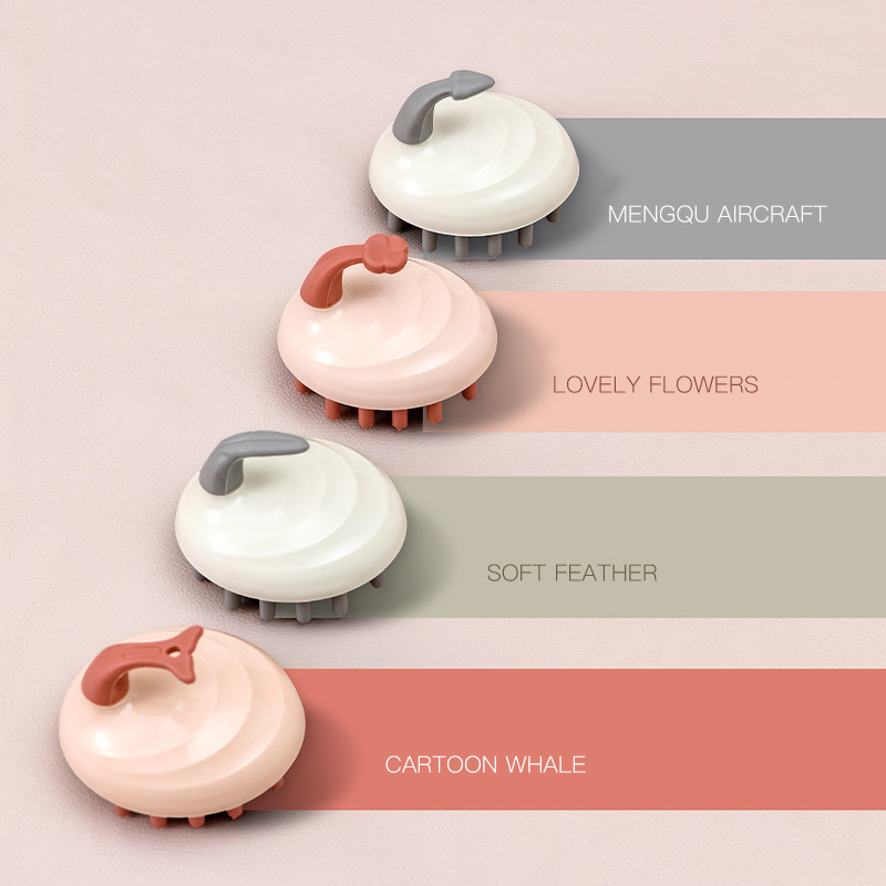 Silicone Shampoo Massage Hair Brush 4