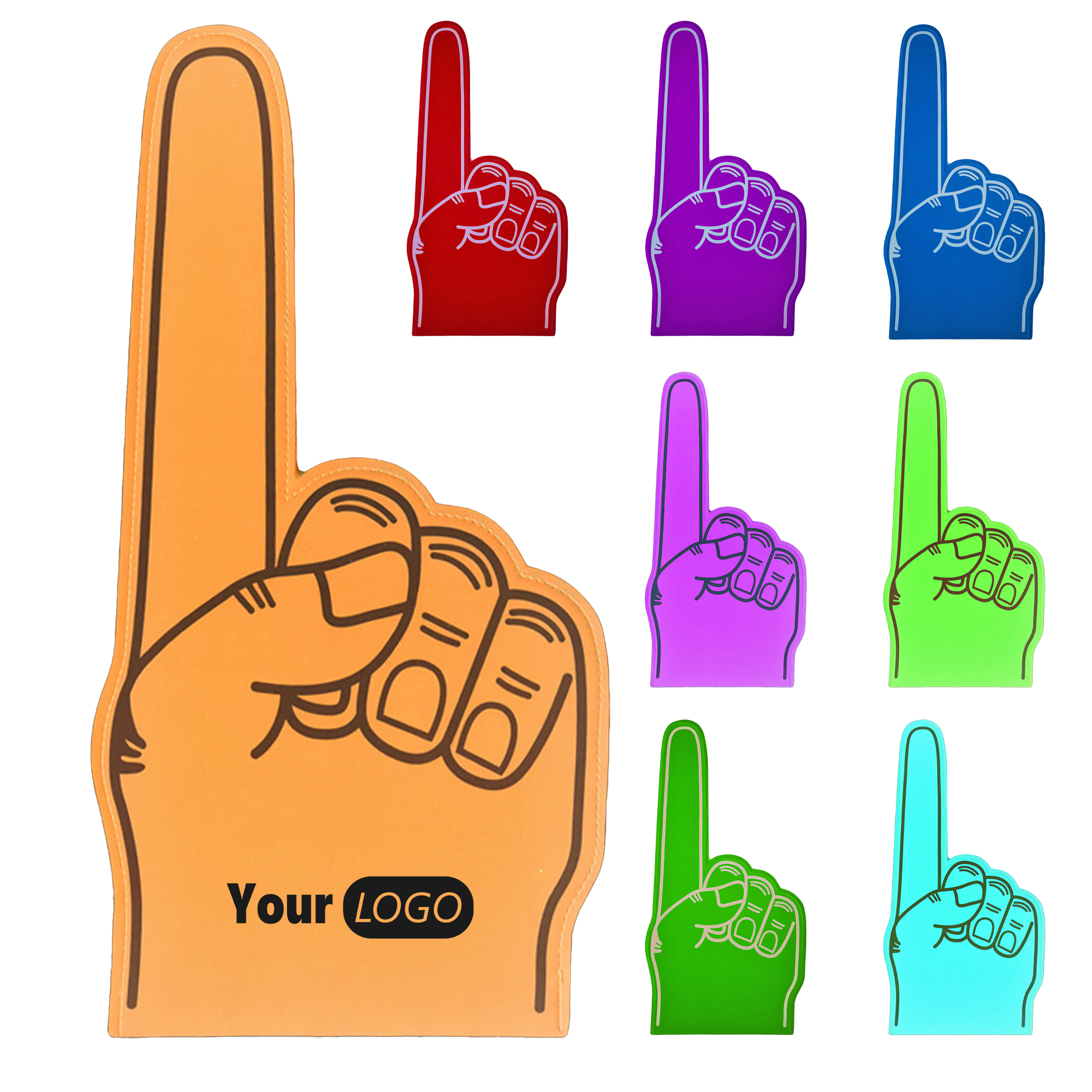 Eva Vibrant 18-Inch Foam Finger For Ultimate Team Spirit 2
