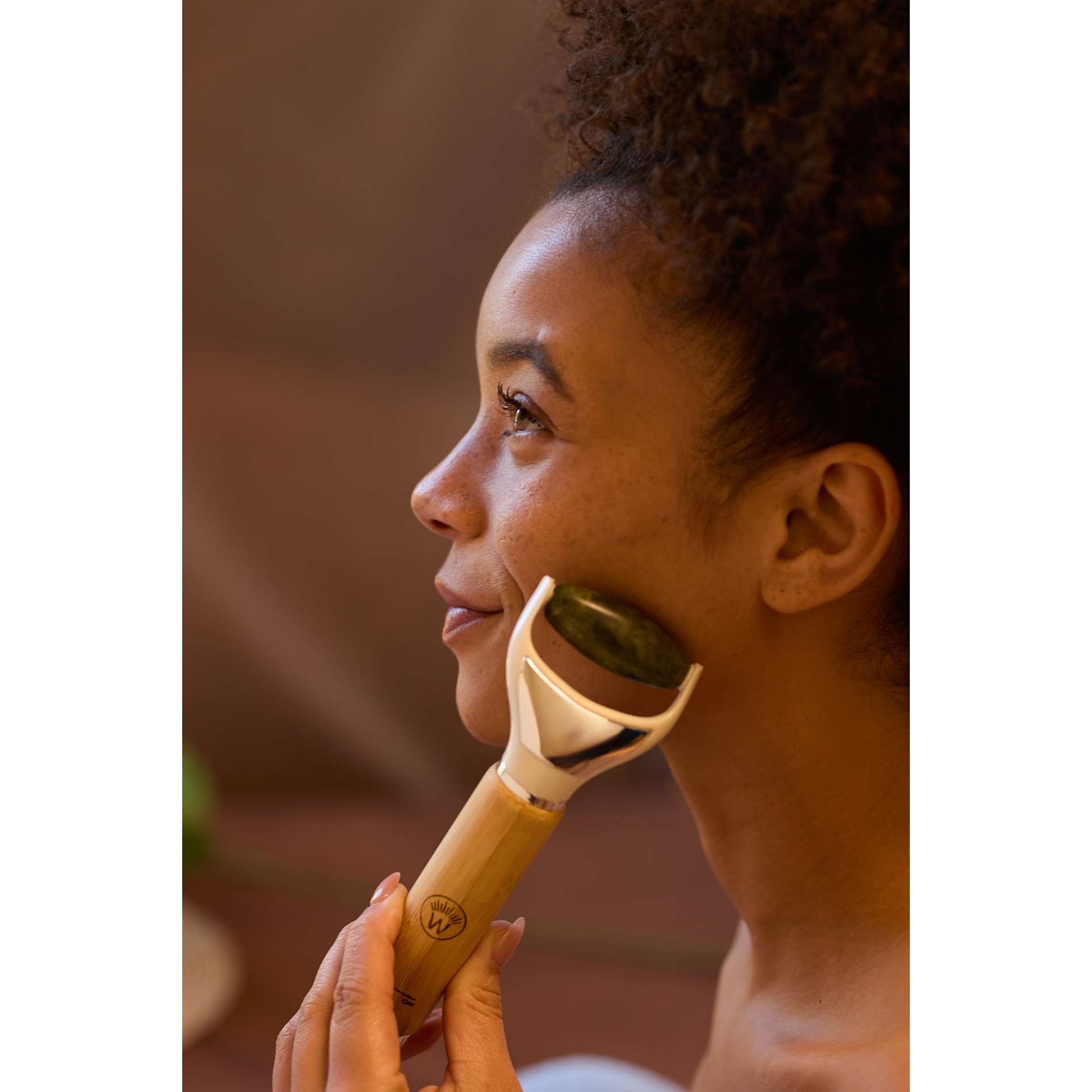 Wellable™ FSC® Bamboo 3-in-1 Face Body & Roller Se 1