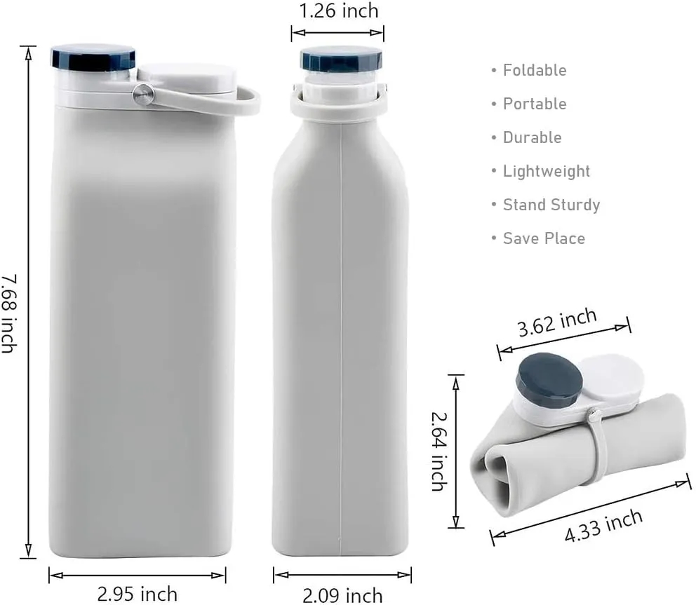 Collapsible Silicone Water Bottle 2
