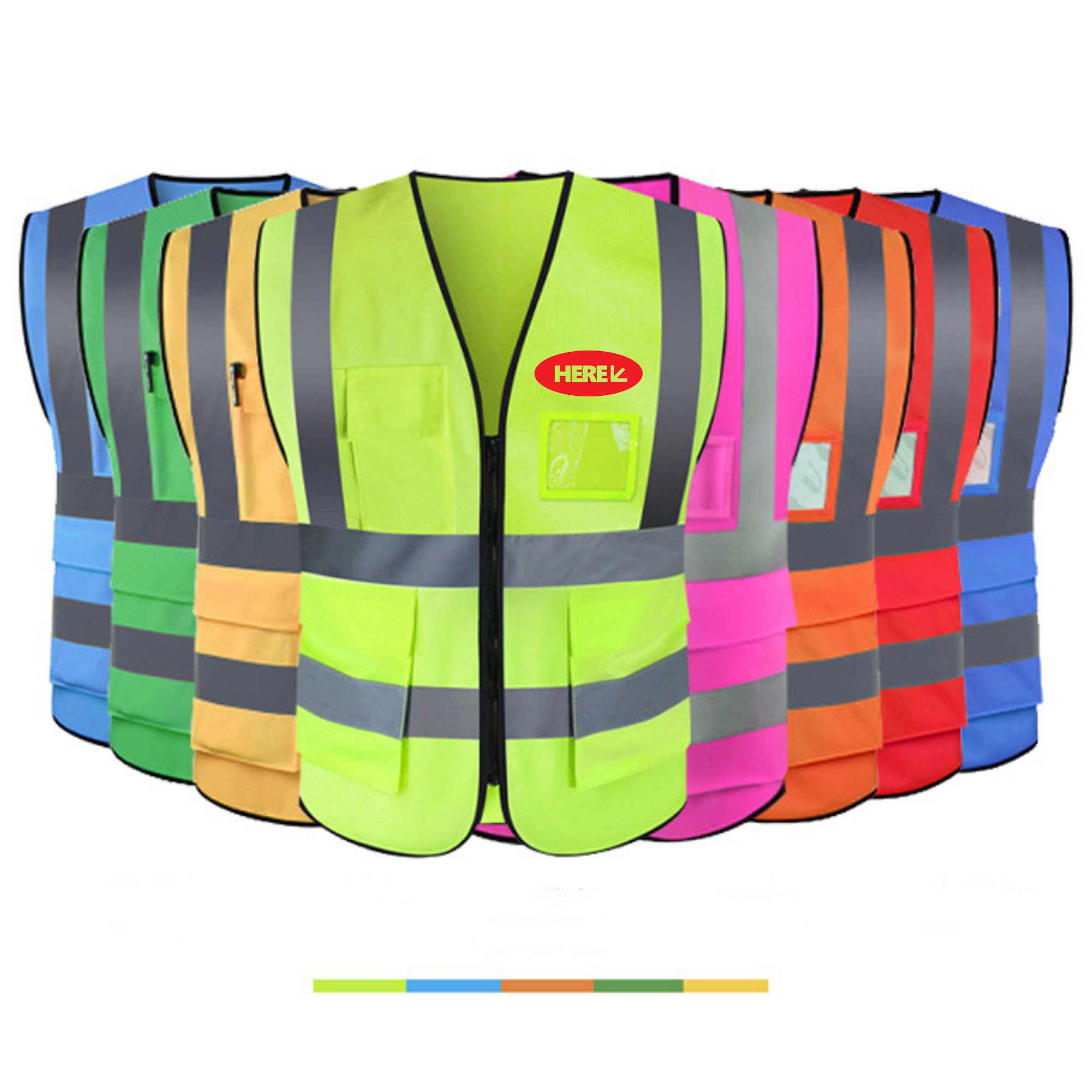 MOQ 10 Adult Safety Reflective Vest 4