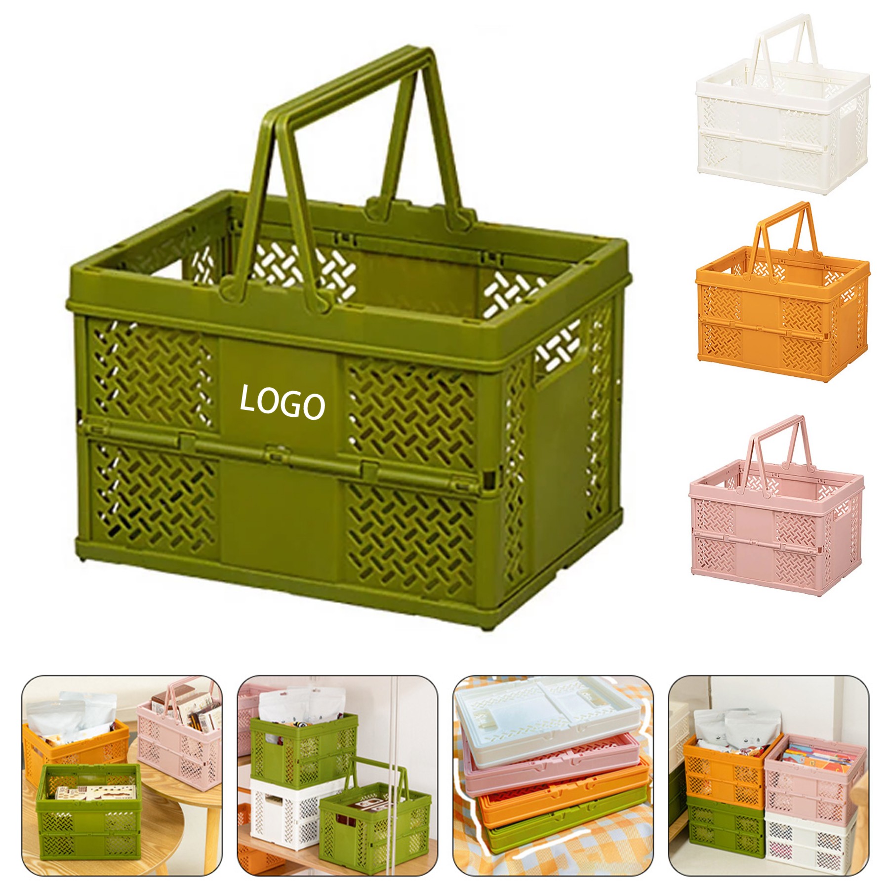 Foldable Outdoor Picnic Basket 2