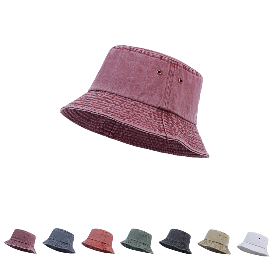 Stock Washed Cotton Bucket Hat 3