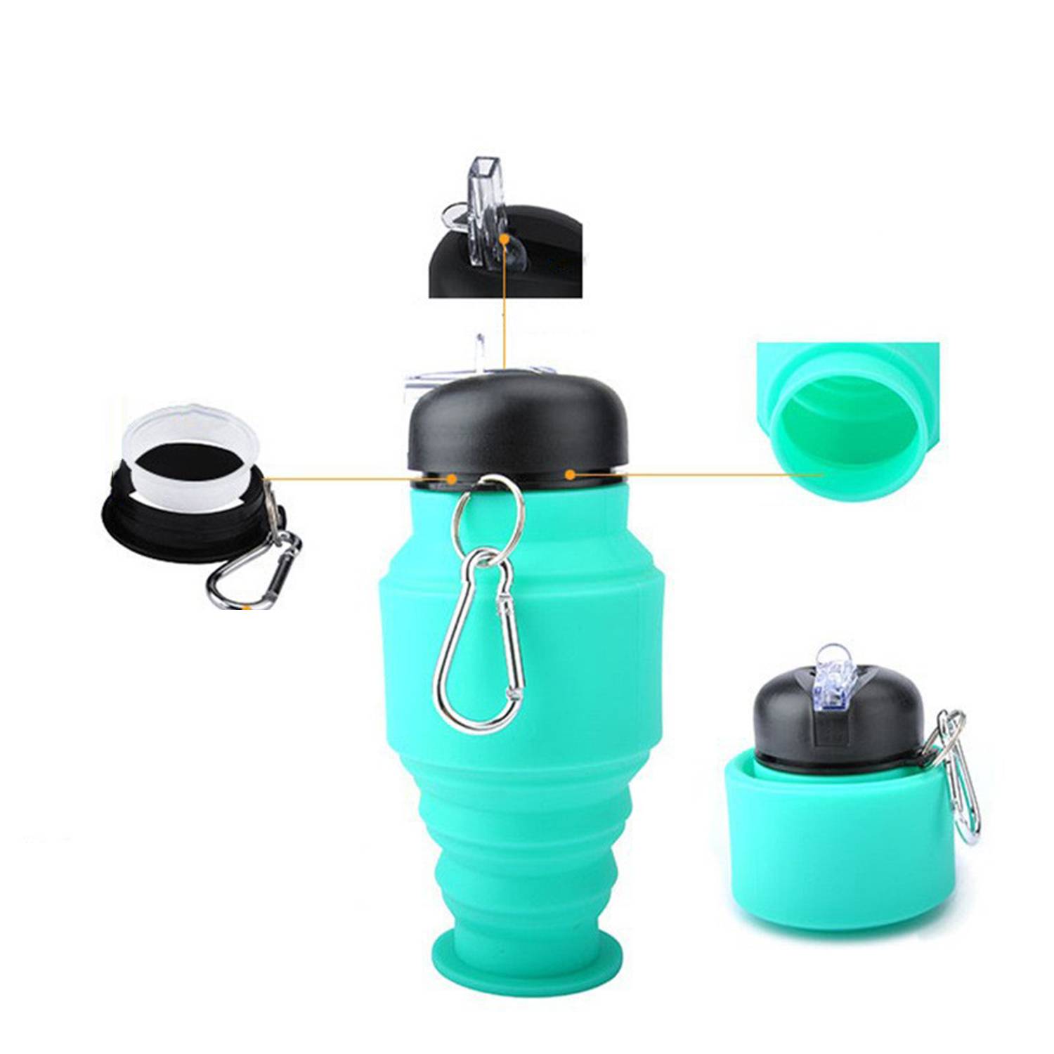 17Oz Collapsible Telescopic water Bottle For Kid 1