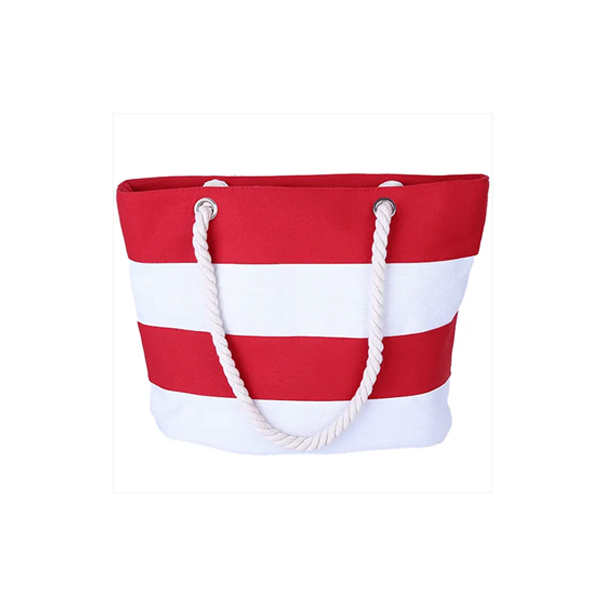 Canvas Carryall with Color Accents, custom tote bag with logo imprint 3