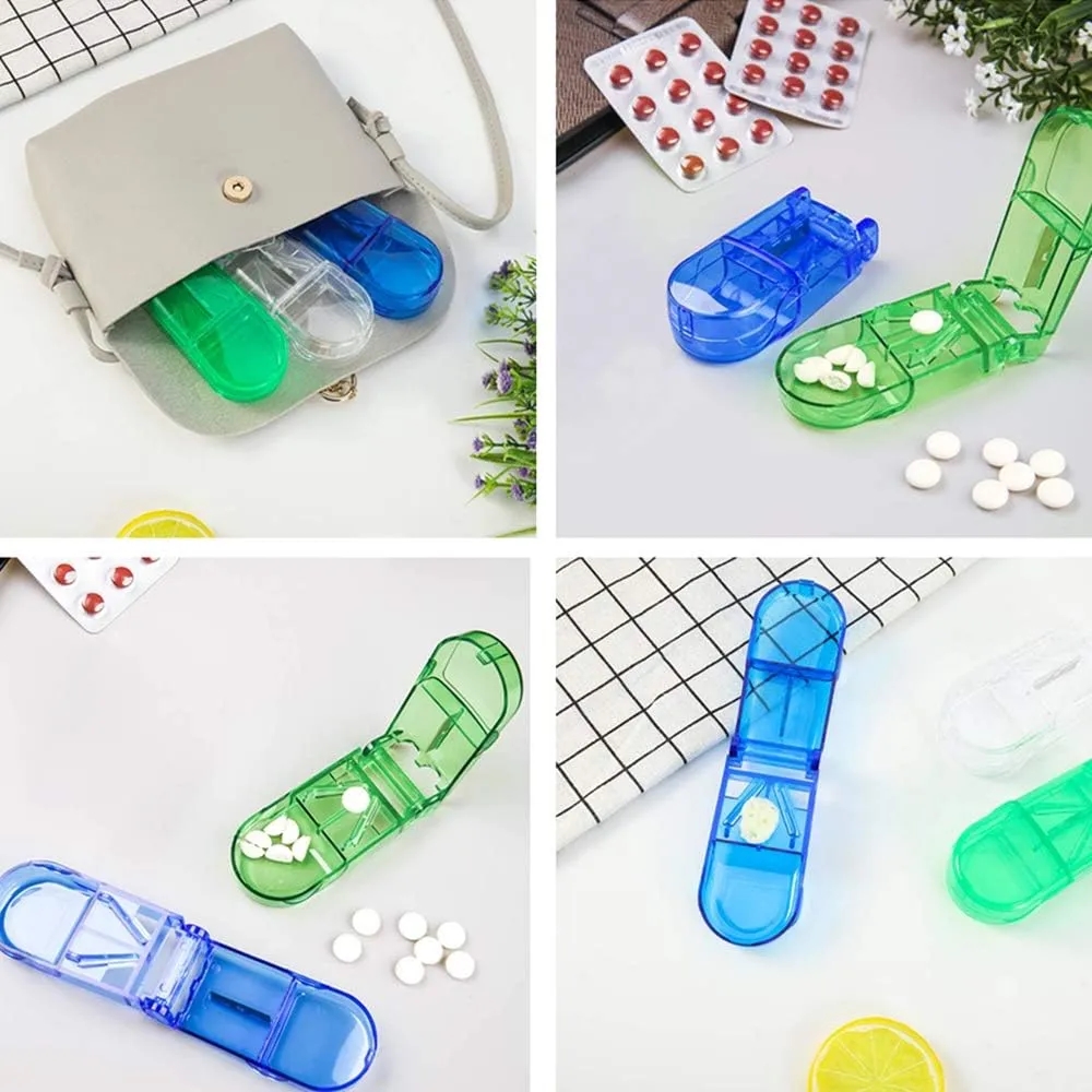 Pill Cutter and Splitter with Dispenser 2