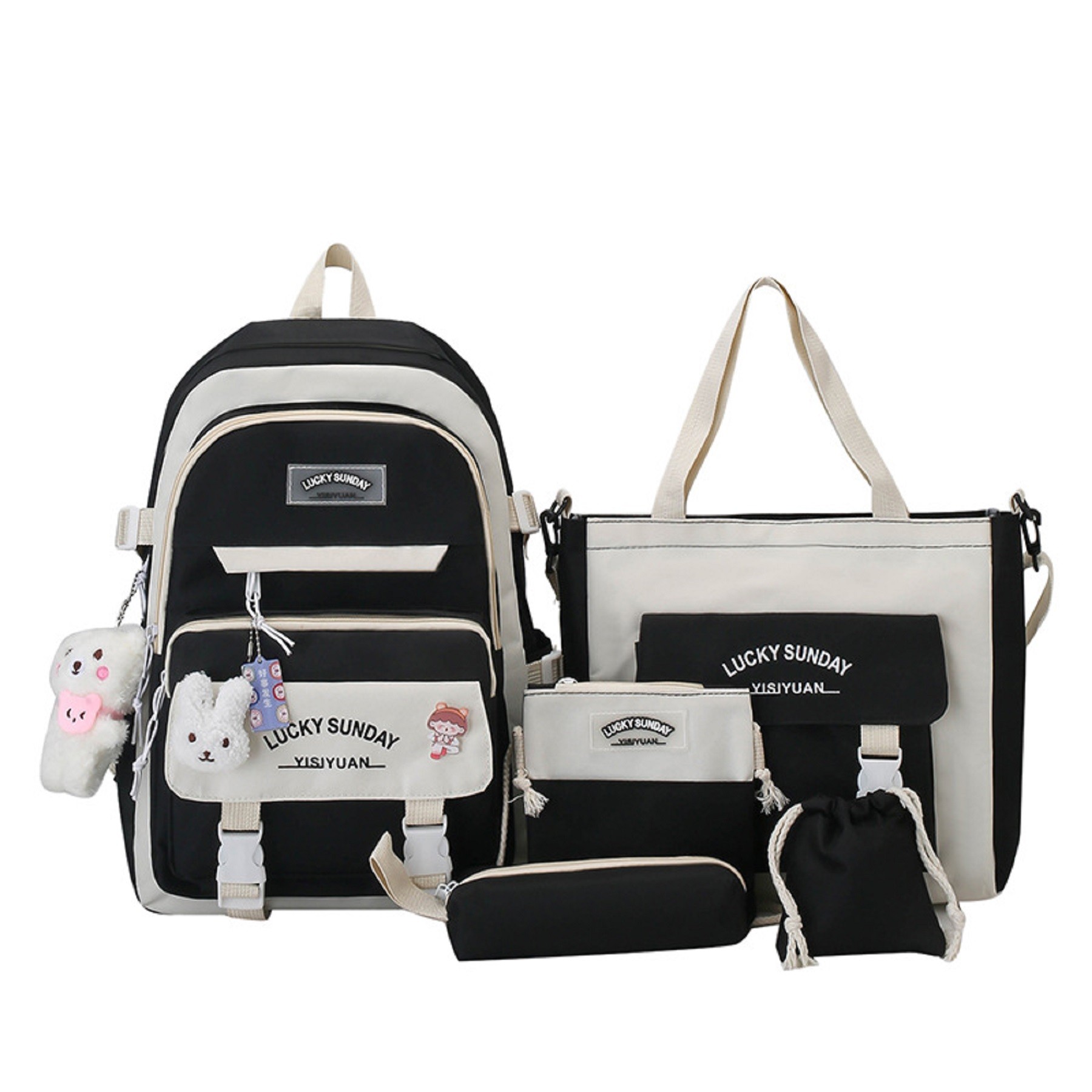 Kawaii Backpack Set of 5 Pieces 9