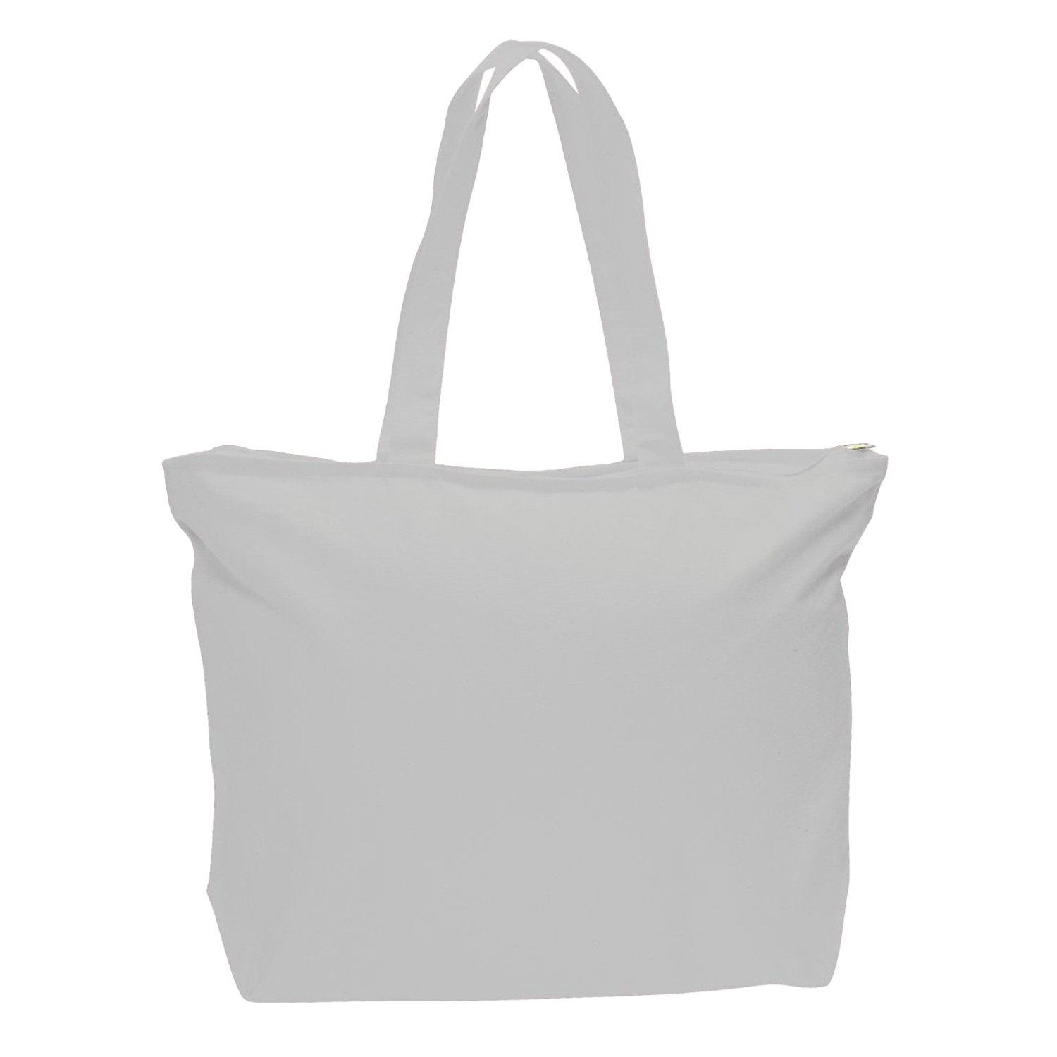 Cotton Canvas Zipper Tote Bag, custom tote bag with logo imprint 10