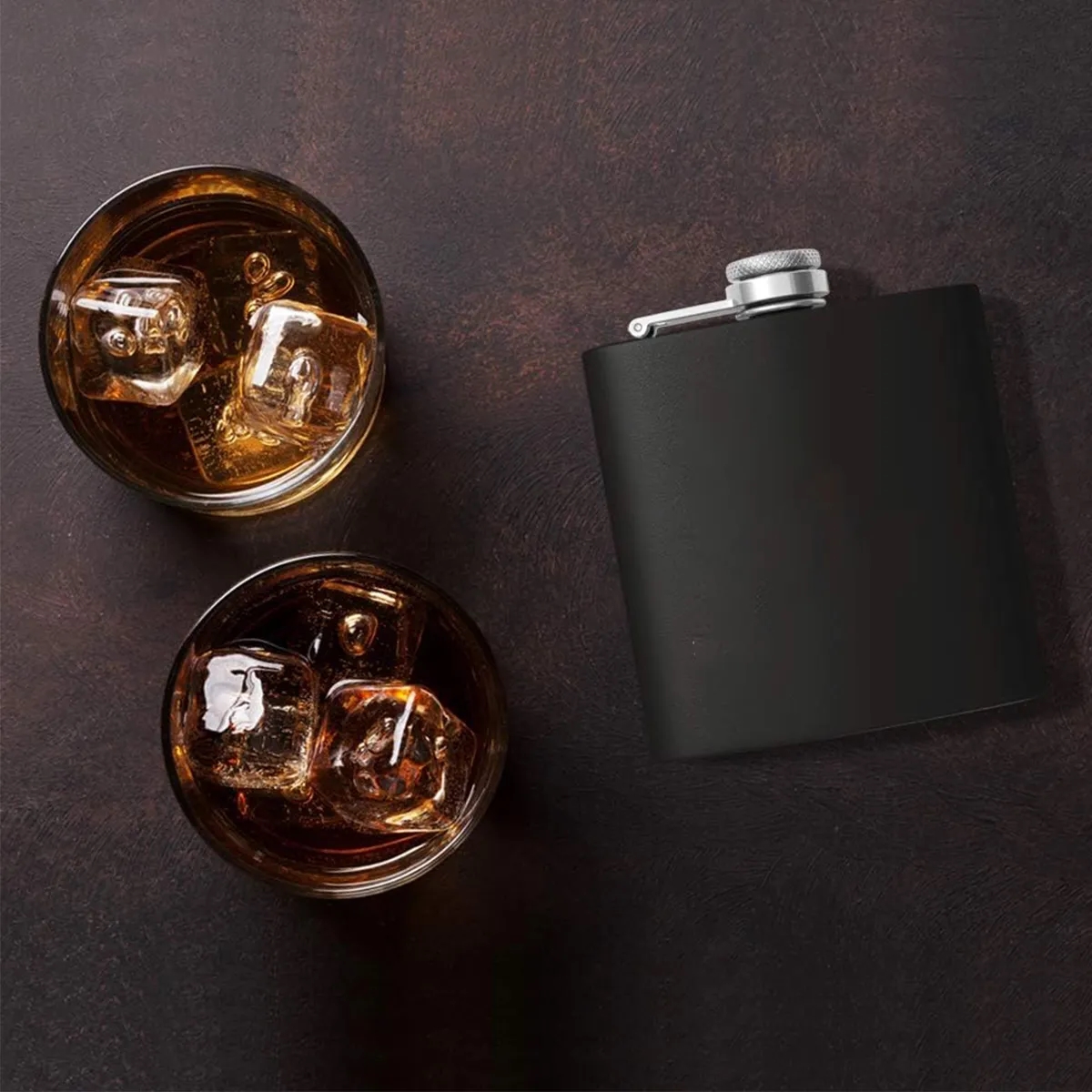 Custom 8oz Stainless Steel Engraved Personalized Flask 5