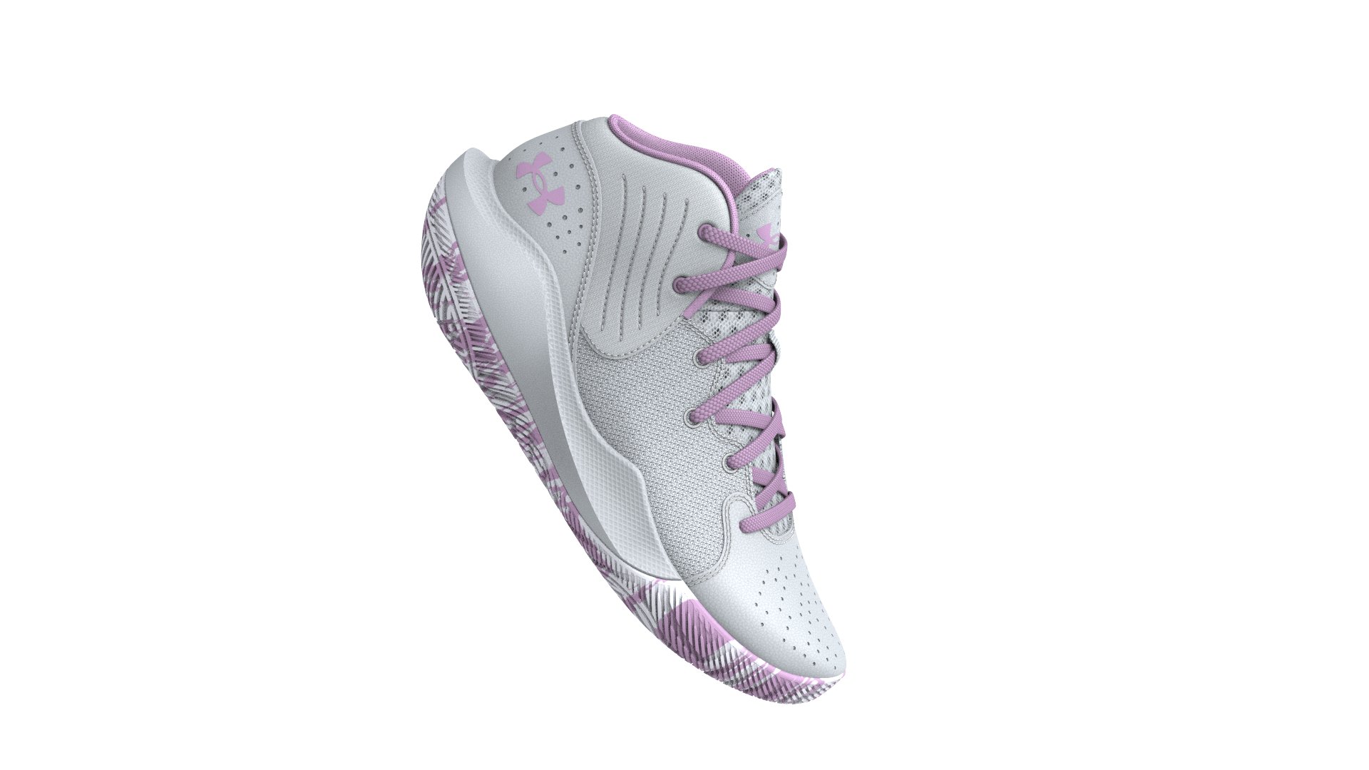 UA Jet '21 Grade School Basketball Shoes 6