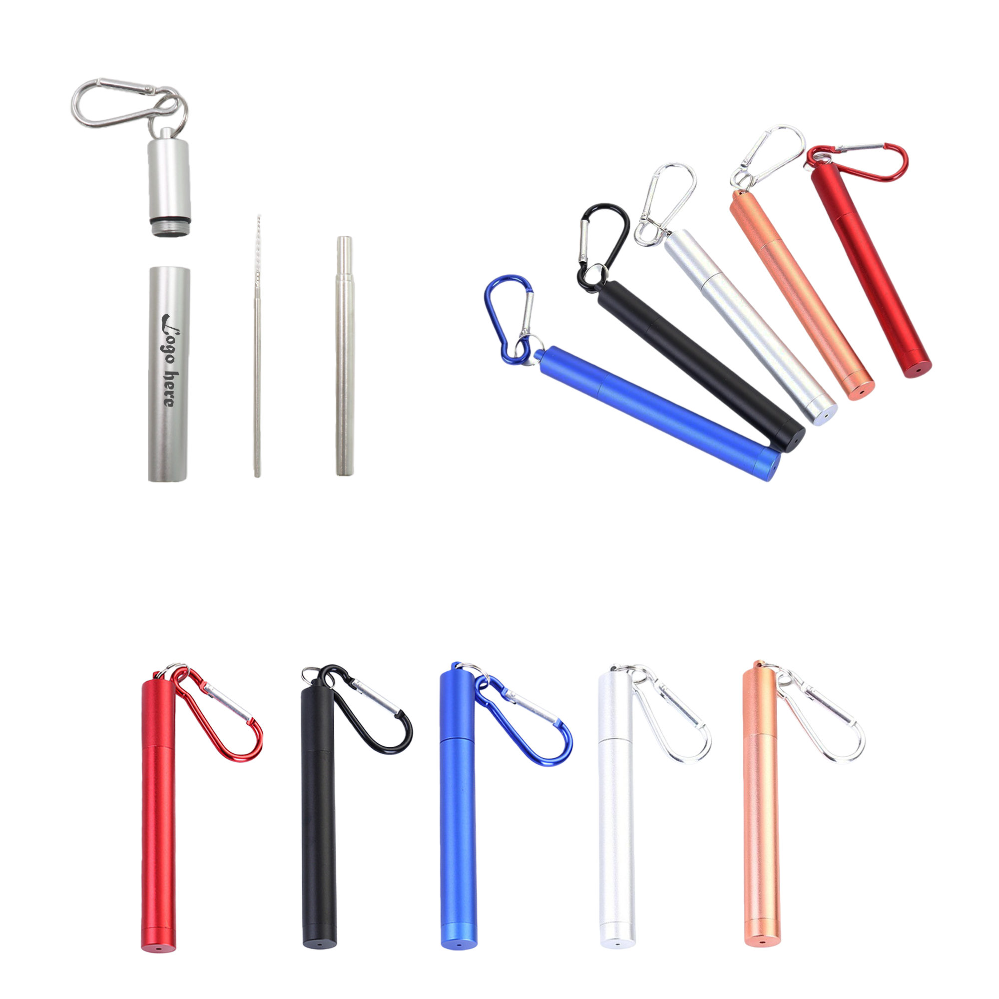Telescopic Straw With Aluminum Case 2